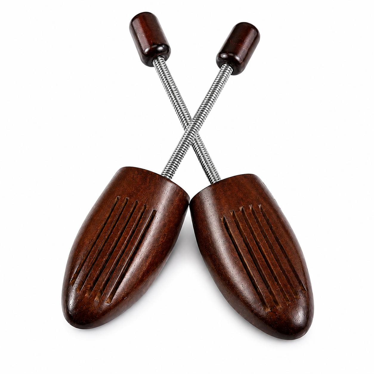 Spring loaded pine wood shoe tree option image